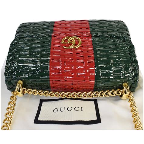 rattan gucci bag